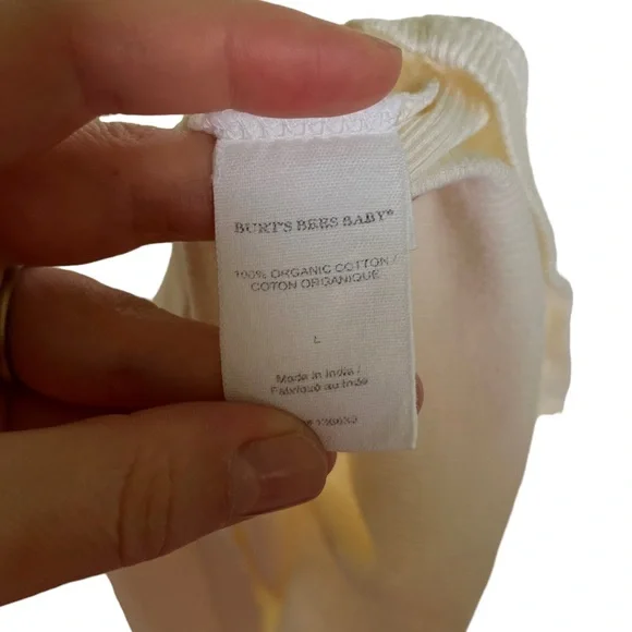 Burt's Bees Baby • Organic Cotton Ivory Henley Ribbed
Shirt - Picture 6 of 7